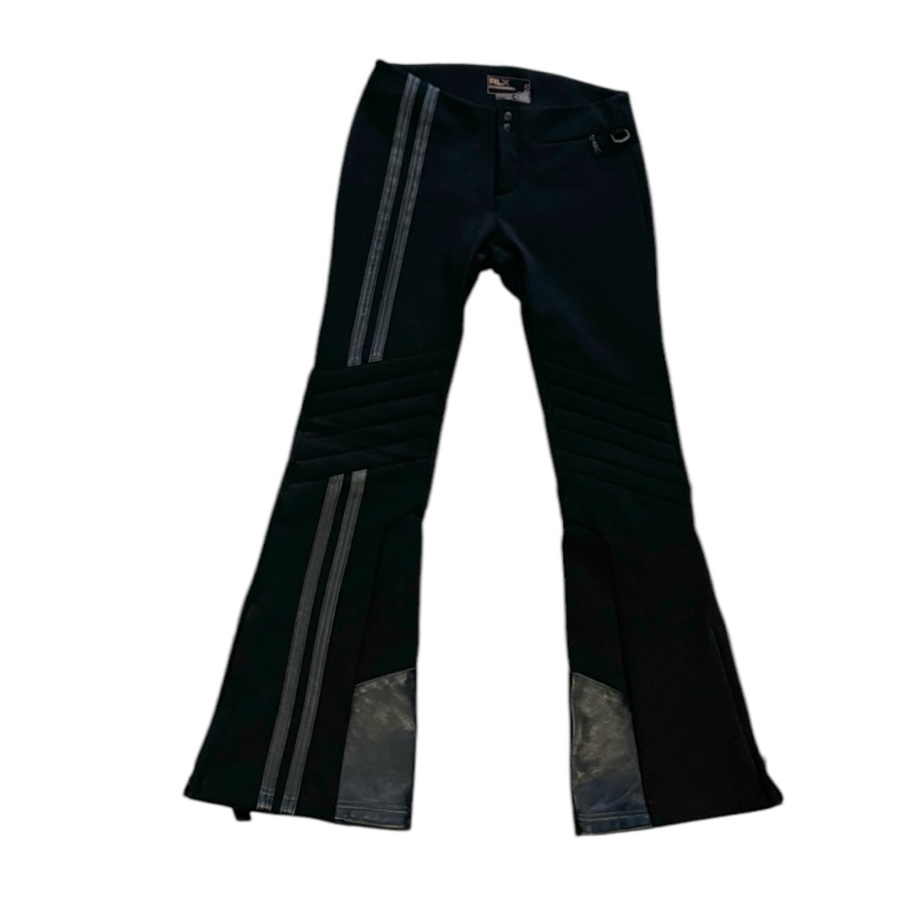 RLX Ralph Lauren Black Flared Pants